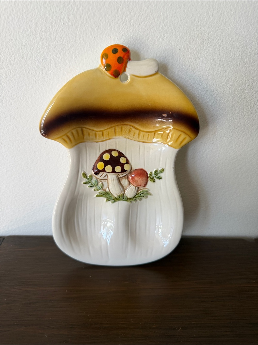 RARE Merry Mushroom Spoon Rest